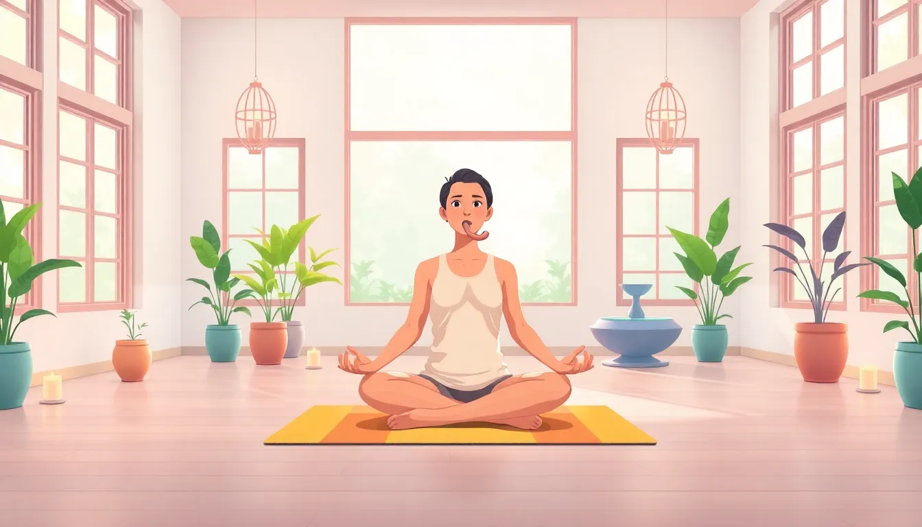 8. Shitali Pranayama